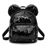 Sequins Mouse Ears Mini Backpack for Baby Girls Kids