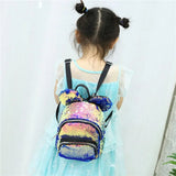 Sequins Mouse Ears Mini Backpack for Baby Girls Kids