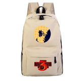 Canvas Student Teenagers Schoolbag Travel Backpack