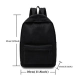 Canvas School Sport Backpack Girls Boys Organizer Men Women Travel Bag Large