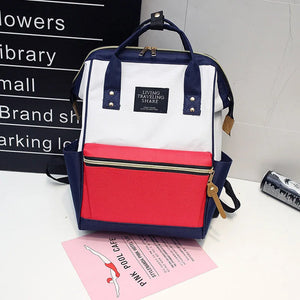 Backpack Women Backpack Pure Teenager Girl School Bag Casual Female Shoulder Bag