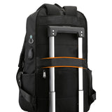 Men's Waterproof Laptop Backpack USB Charging