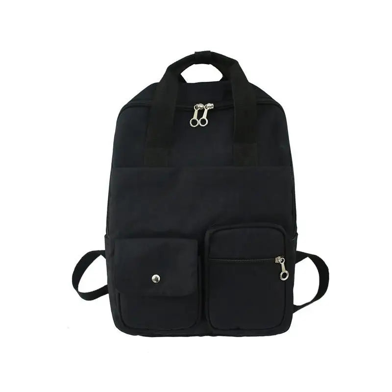 Anti-theft Nylon School Backpack for Teen Girls