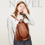 Small Women Backpack Anti-theft Student Travel Shoulder Bags Teenager Girls