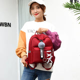 Teenager Schoolbags Multi-pocket Shoulder Bags Oxford Backpack