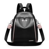 Women Waterproof Backbag Small Daily Bag PU Leather