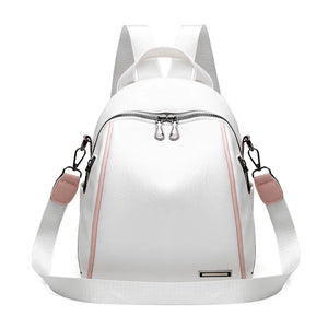 Women Waterproof Backbag Small Daily Bag PU Leather