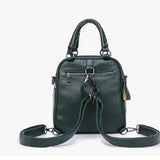 Female School Bag with Bear Pendant for Teenage Girls