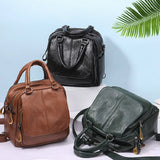 Female School Bag with Bear Pendant for Teenage Girls