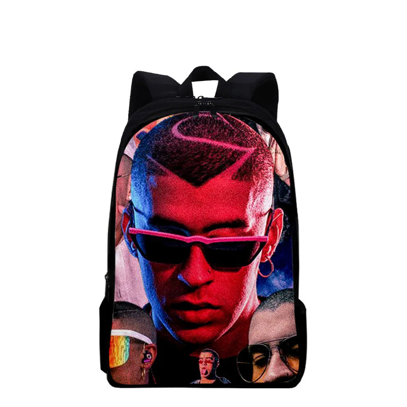 Bad Bunny Backpack Cartoon Anime Waterproof Laptop Backpack