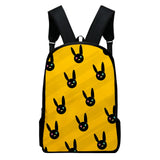 Bad Bunny Backpack Middle School Large Capacity Zipper Laptop P