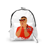 Bad Bunny Primary School Backpack Men Women Waterproof Laptop Travel Bag