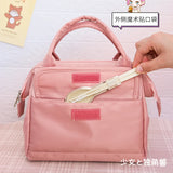 Badge Pin Lunch Bag Women Large Waterproof Storage Bags Lunch Box Thermal