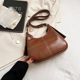 PU Leather Zipper Women Shoulder Bag Tote Handbags Purses