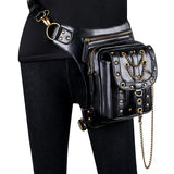 Steampunk Retro Shoulder Bag Outdoor Phone Chain Waist Fanny Pack