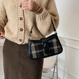 Women's Portable Messenger Bag Texture Armpit Bag