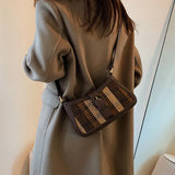 Women's Portable Messenger Bag Texture Armpit Bag