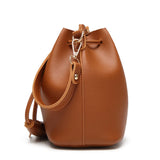 Tassel Drawstring Bucket Bag One Shoulder Messenger Ladies Handbag