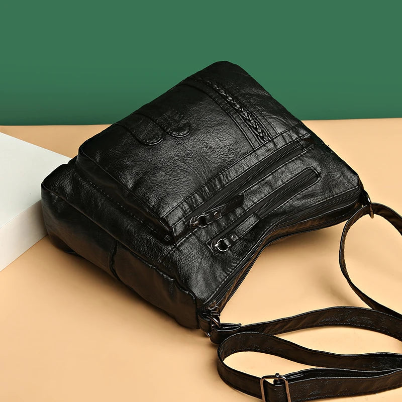 Classic Crossbody Handbags Vintage Messenger Hobos Women Shoulder Packs