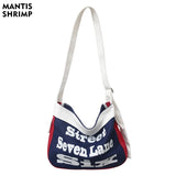 Canvas Small Square Bag Casual Crossbody Messenger Pack Girls Shoulder