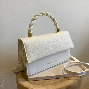Stone Prints Crossbody Bag for Women Casual Shoulder Tote