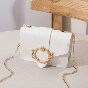 Lock Pendant Chain Small Square Casual Messenger Mini Shoulder Bag