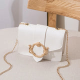 Lock Pendant Chain Small Square Casual Messenger Mini Shoulder Bag
