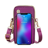 Balloon Mobile Phone Crossbody Bag for Women - Shoulder Bag with Headphone Plug