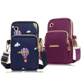 Balloon Mobile Phone Crossbody Bag for Women - Shoulder Bag with Headphone Plug