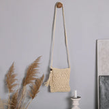 Summer Tassel Rattan Crossbody Bag