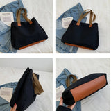 Autumn Large Capacity Lady's Canvas Shoulder Bag