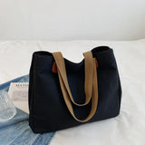 Autumn Large Capacity Lady's Canvas Shoulder Bag