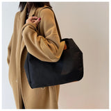 Autumn Large Capacity Lady's Canvas Shoulder Bag