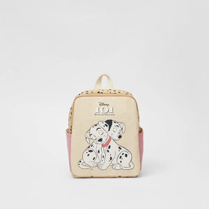 Dog Cotton Canvas Children's Backpack for Kids Boys Girls