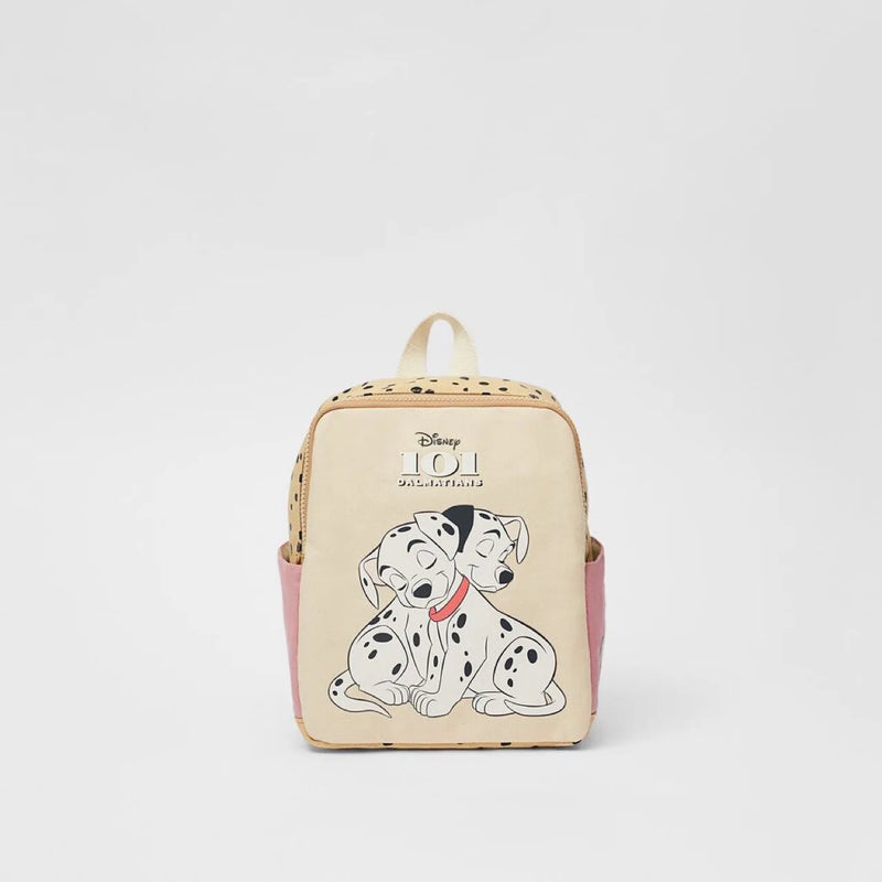 Dog Cotton Canvas Children's Backpack for Kids Boys Girls
