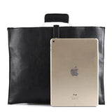 Waterproof Leather Briefcase for Men Business File Bag