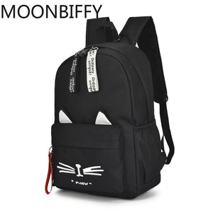 Lovely Cat Ears Student Children School Bags For Boys Girls Backpack