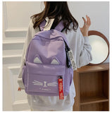 Cat Ears Girls Backpack Kids School Bag Boys Mochila Escolar Cartable Enfant