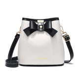 Bow Bucket Bag Large Capacity Shoulder Bag