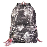 Canvas USB Laptop Backpack Kids School Book Bags