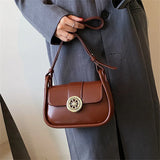 Female Crossbody Leather Bag Underarm Satchels
