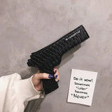 Funny Pistol Messenger Bag Childlike Chain Shoulder Purse Female