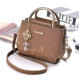 Embroidered Shoulder Bag Autumn High Messenger Handbag