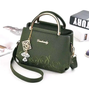 Embroidered Shoulder Bag Autumn High Messenger Handbag