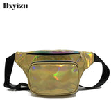 Holographic Glitter Fanny Pack Crossbody Belt Bag Phone Purse
