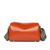 Vintage Leather Sling Messenger Bag for Women