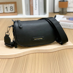 Women's Leather Saddle Shoulder Bag Vintage Messenger Tote