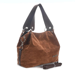 Corduroy Tote Bag Vintage Style Large Women's Handbag