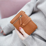 Women Wallet Short Purse Two Fold Multifunction Small Students Wallet