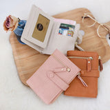 Women Wallet Short Purse Two Fold Multifunction Small Students Wallet